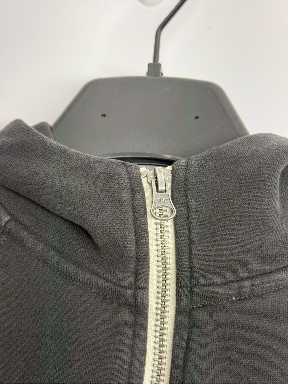Vuori Restore Half Zip Hoodie Washed Black Size XS - Picture 3 of 6